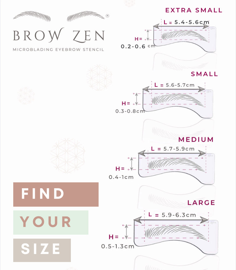 Pro Deluxe Luxury Eyebrow Stencil Kit