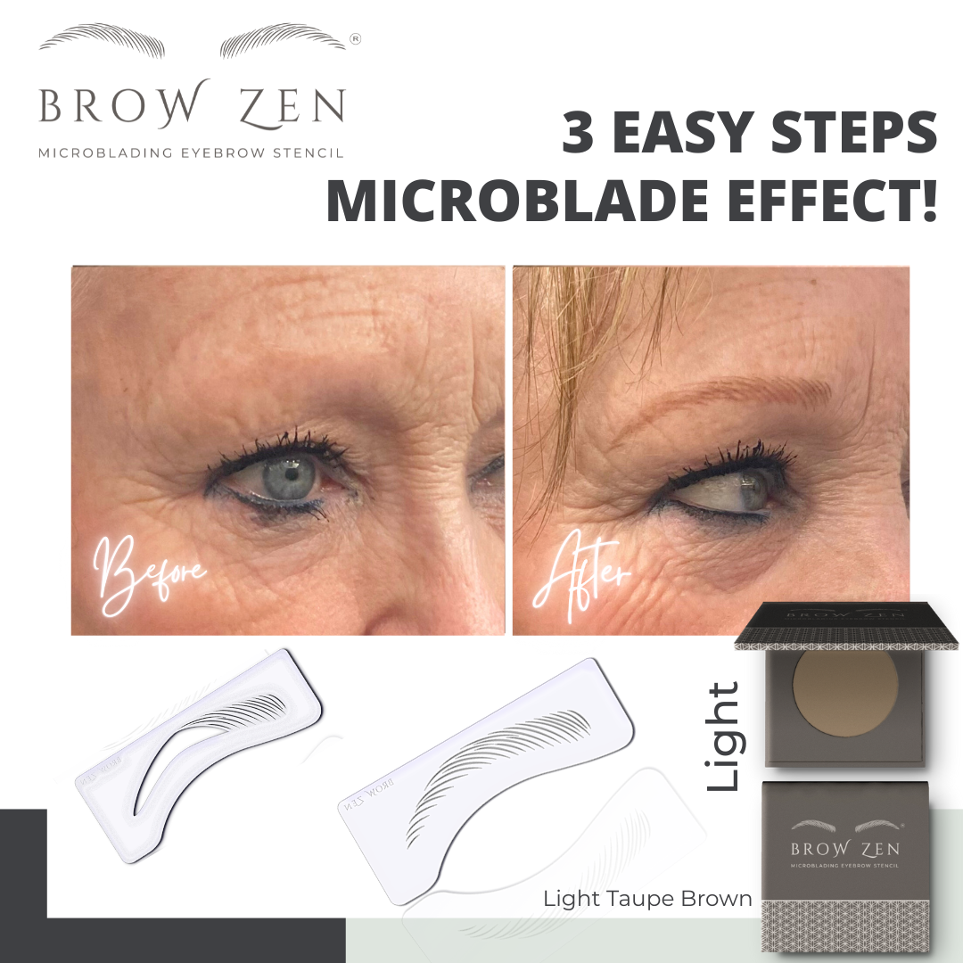 Pro Deluxe Luxury Eyebrow Stencil Kit