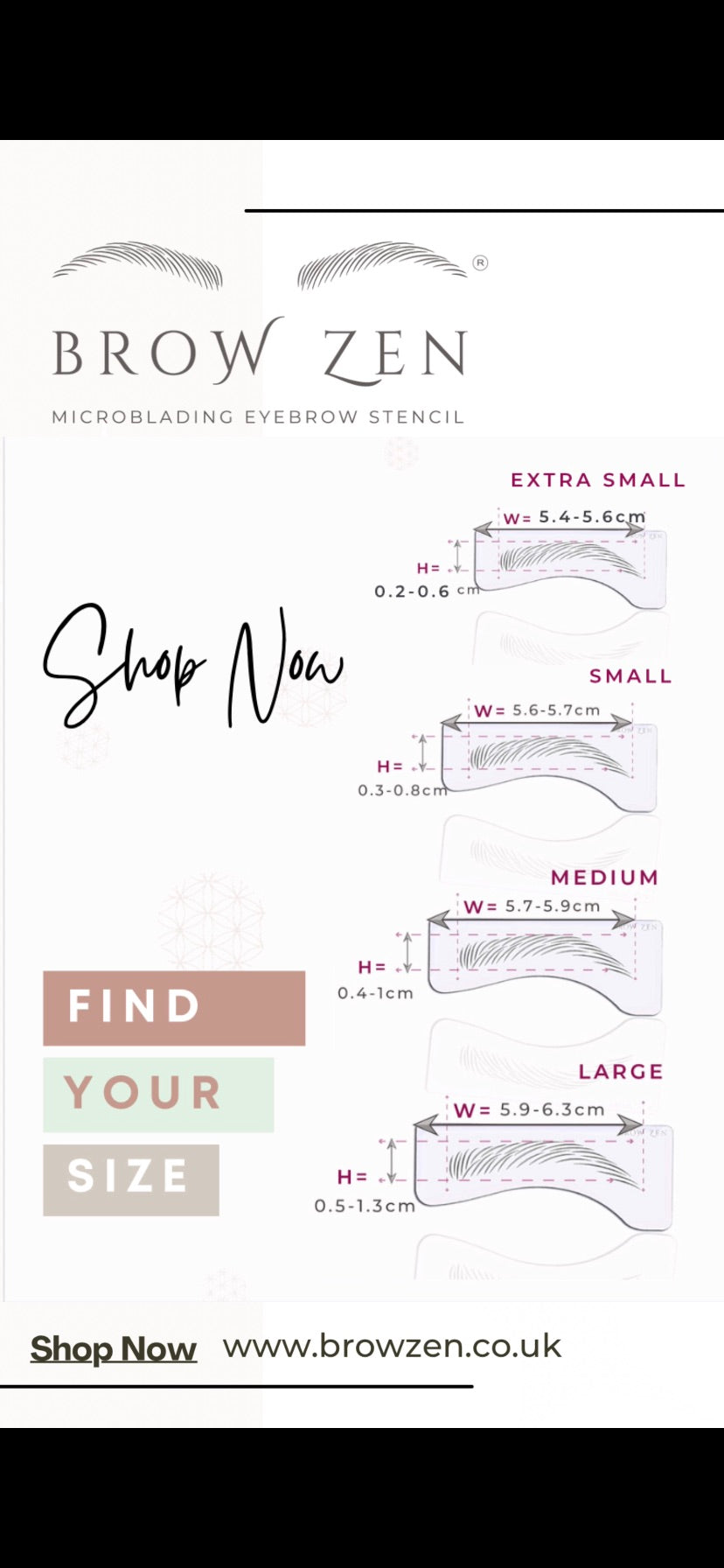 Luxury Eyebrow Stencil Kit