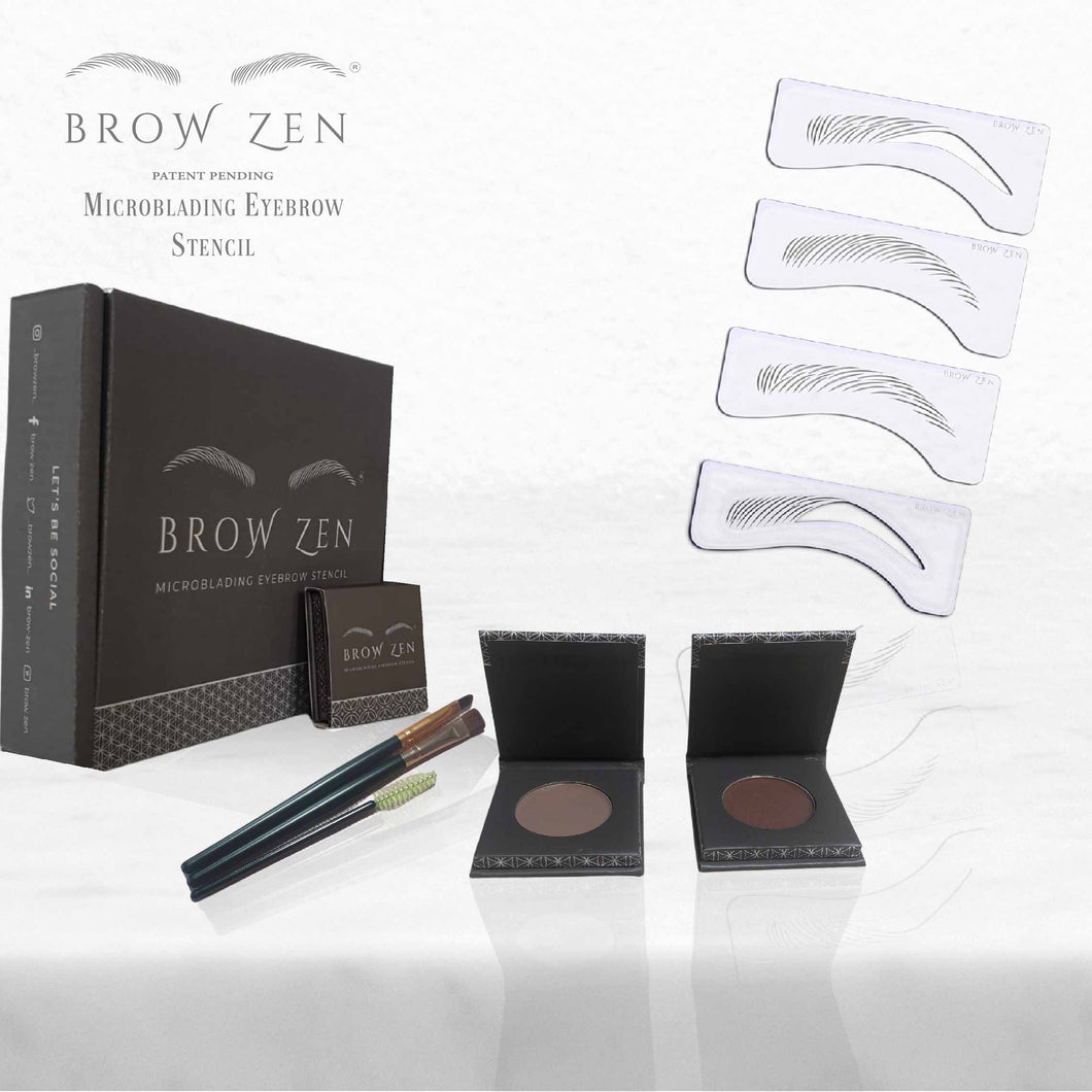 Pro Deluxe Luxury Eyebrow Stencil Kit